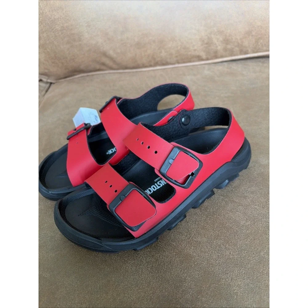 Birkenstock Kids Mogami model in red Size 33 US Size 2-2.5